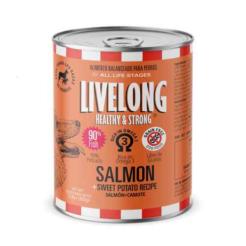 Livelong Dog Salmon + Camote   362 Gr image number null