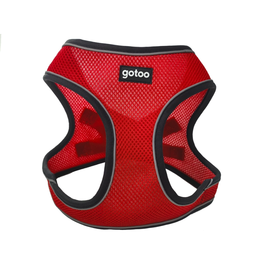 Arn&eacute;s Rojo Transpirable De Malla Con Costura Reflectante Para Perros, , large image number null