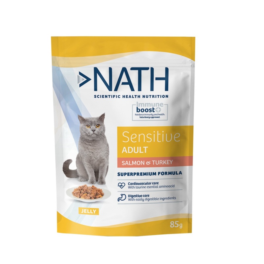 Nath cat sensitive salmon & turkey 85g