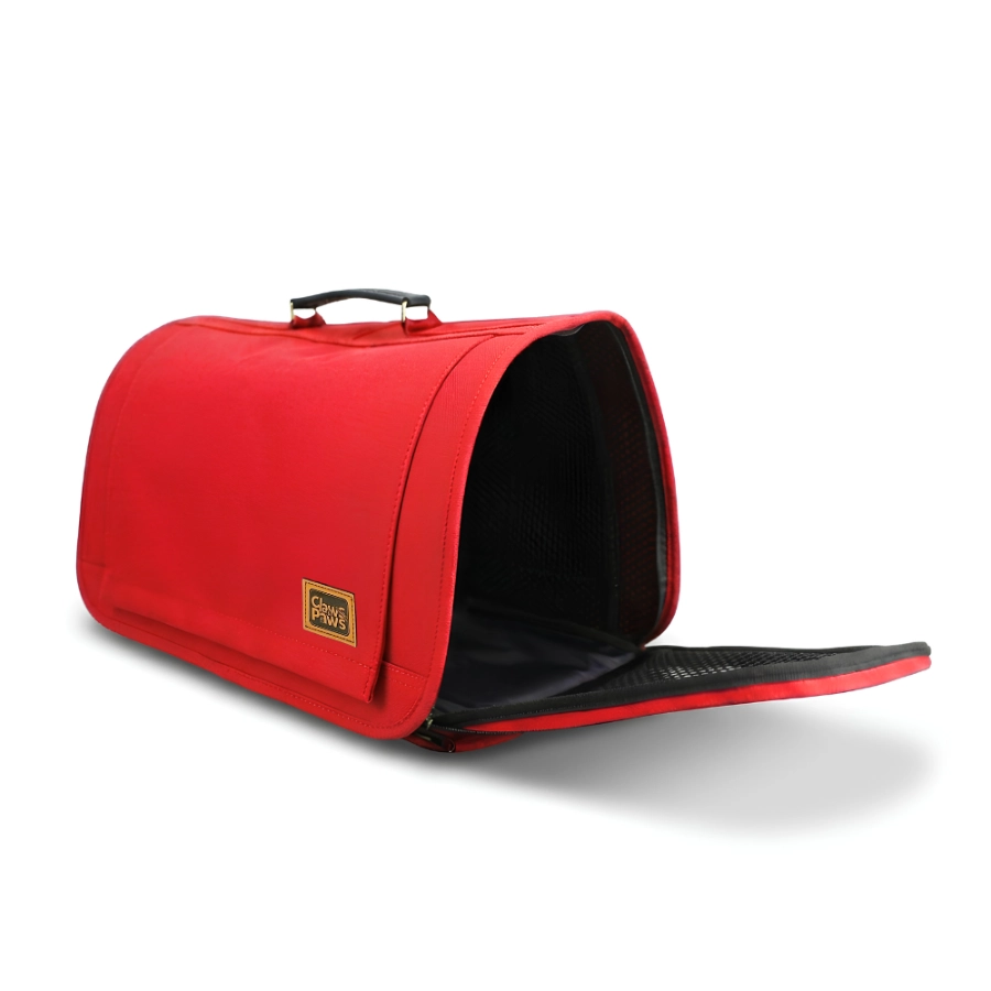 Claws & Paws Transportador De Tela Talla 3 Rojo, , large image number null