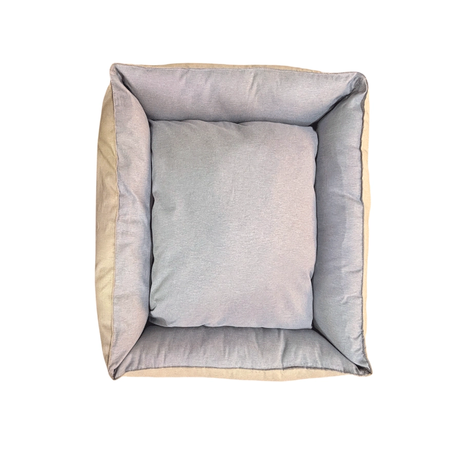 Sofa Cama De Verano Beige Y Gris, , large image number null