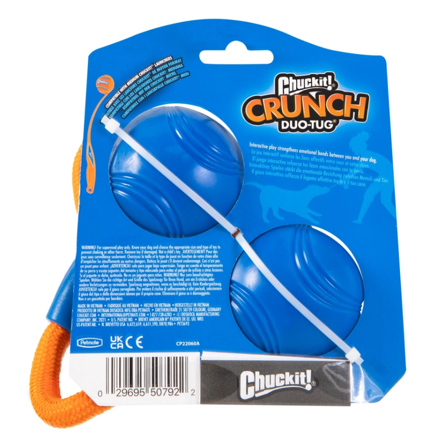 Chuckit! Crunch Ball Md Duo Tug, , large image number null