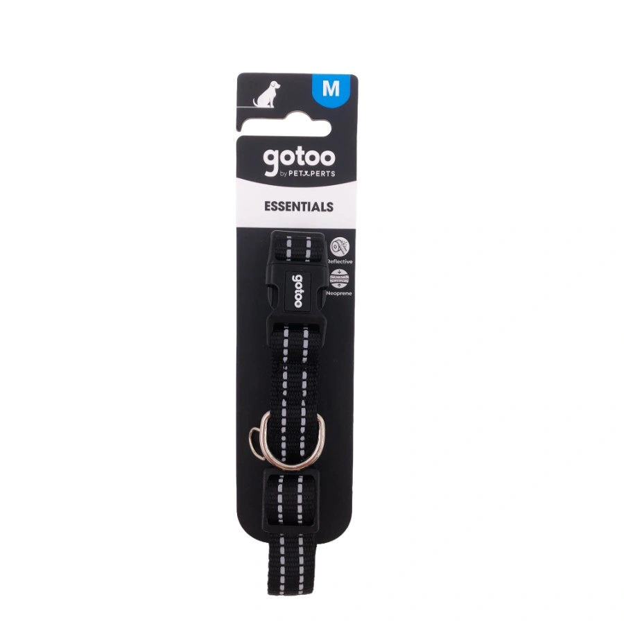 Gotoo! Collar Reflectante Premium Negro, , large image number null