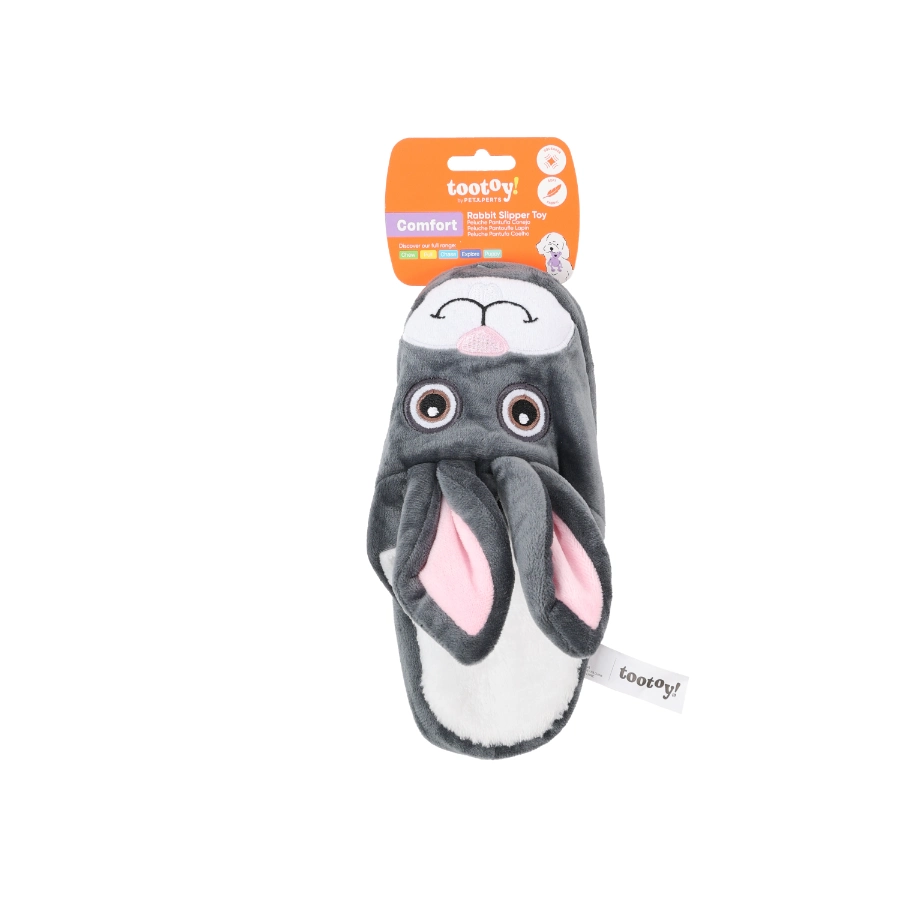 Tootoy! Comfort Rabbit Slipper Toy, , large image number null
