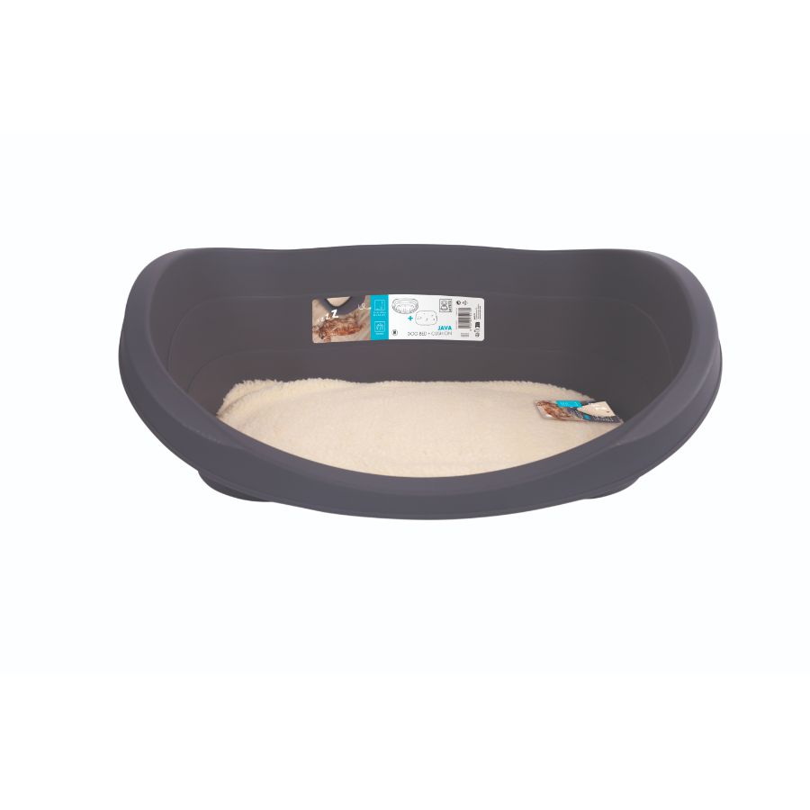 Mpets java - cama de plastico con cojin, , large image number null