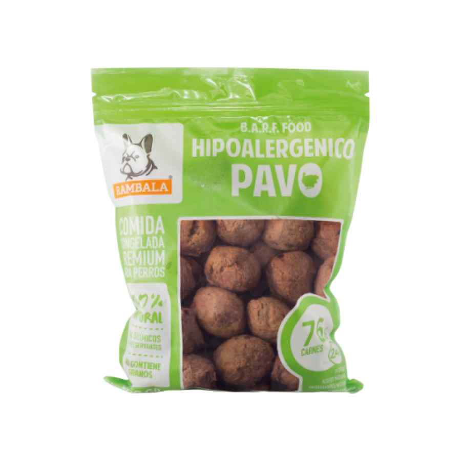 Rambala - Comida Congelada Premium para Perros - Pavo hipoalergénico 800 g image number null
