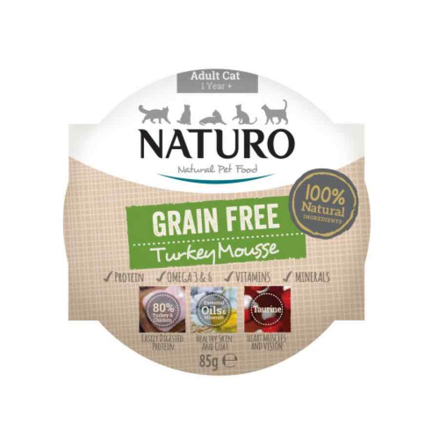 Naturo Mousse De Pavo Para Gato Adulto 85gr