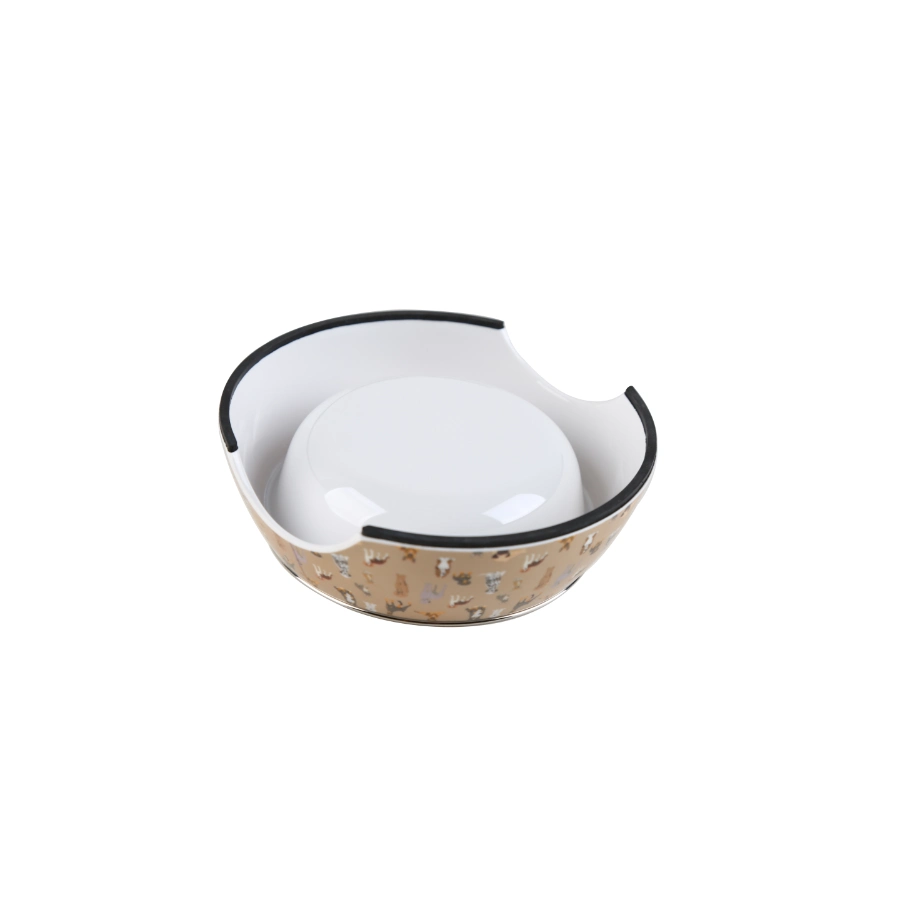 Leeby Dog Premium Dog Breeds Bowl, , large image number null