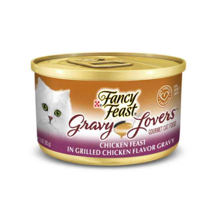 Fancy Feast Gravy Lovers A La Parrilla Sabor Festival De Pollo En Salsa Y Otros 85 g, , large image number null