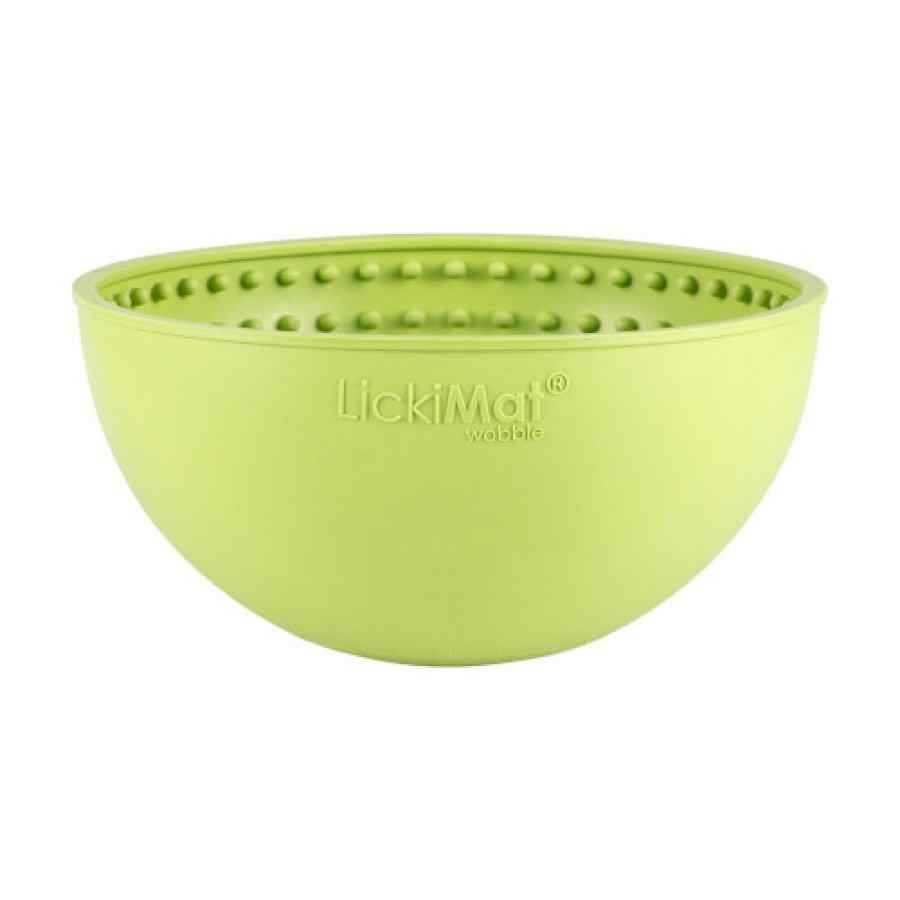 Lickimat Wobble Green Plato Anti Ansiedad, , large image number null