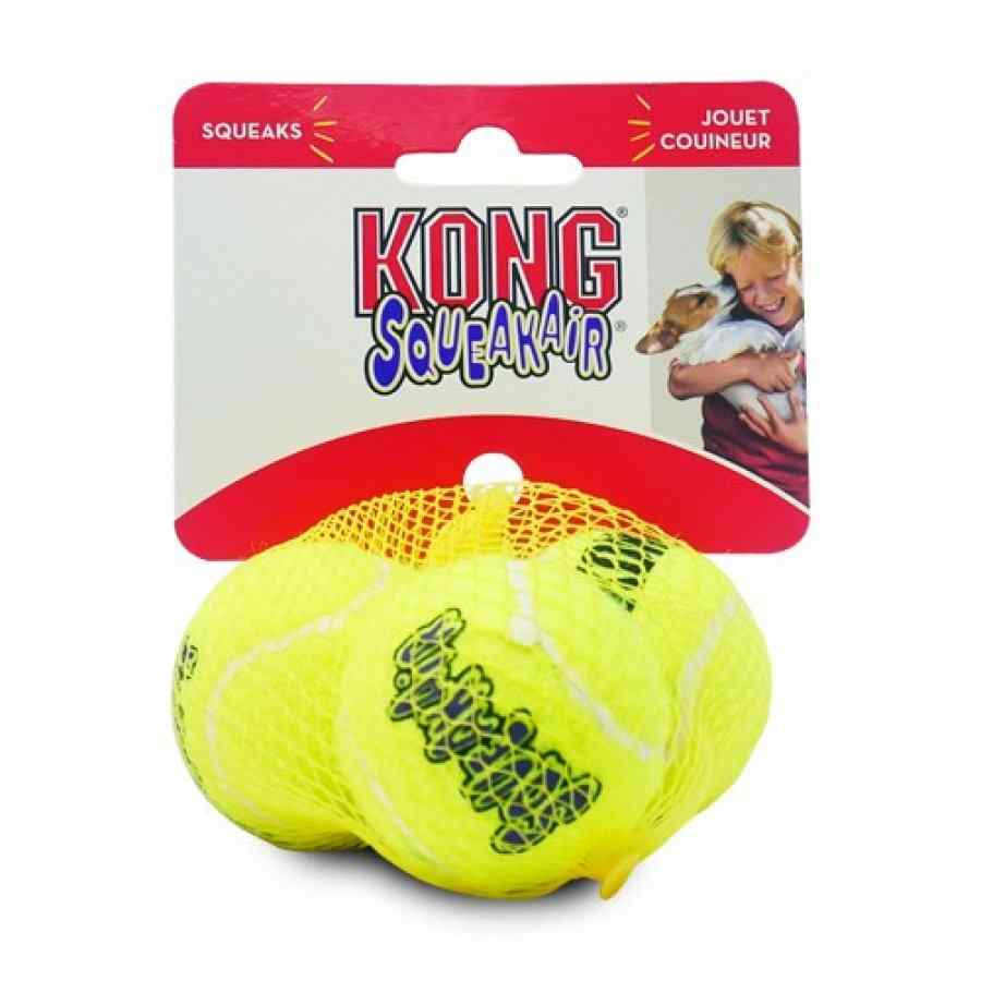 KONG Small Squaker Tennis Balls (pack 3 unid.)