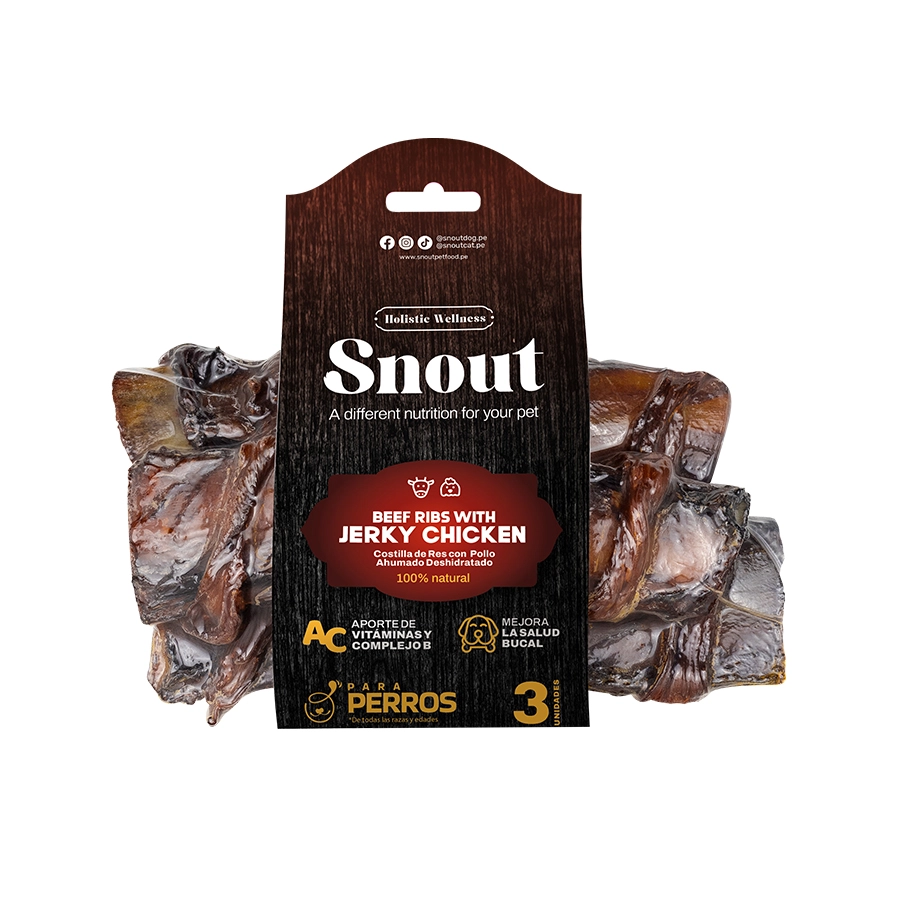 Costilla De Res C/ Pollo Ahumado 3Un