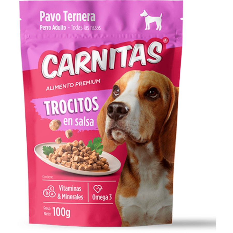 Carnitas Ap Perro Trocitos En Salsa Pavo Ternera x 100 g, , large image number null