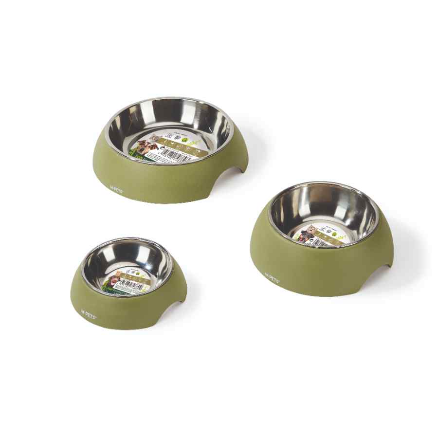 Mpets Eco Bowl Color Olivo, , large image number null