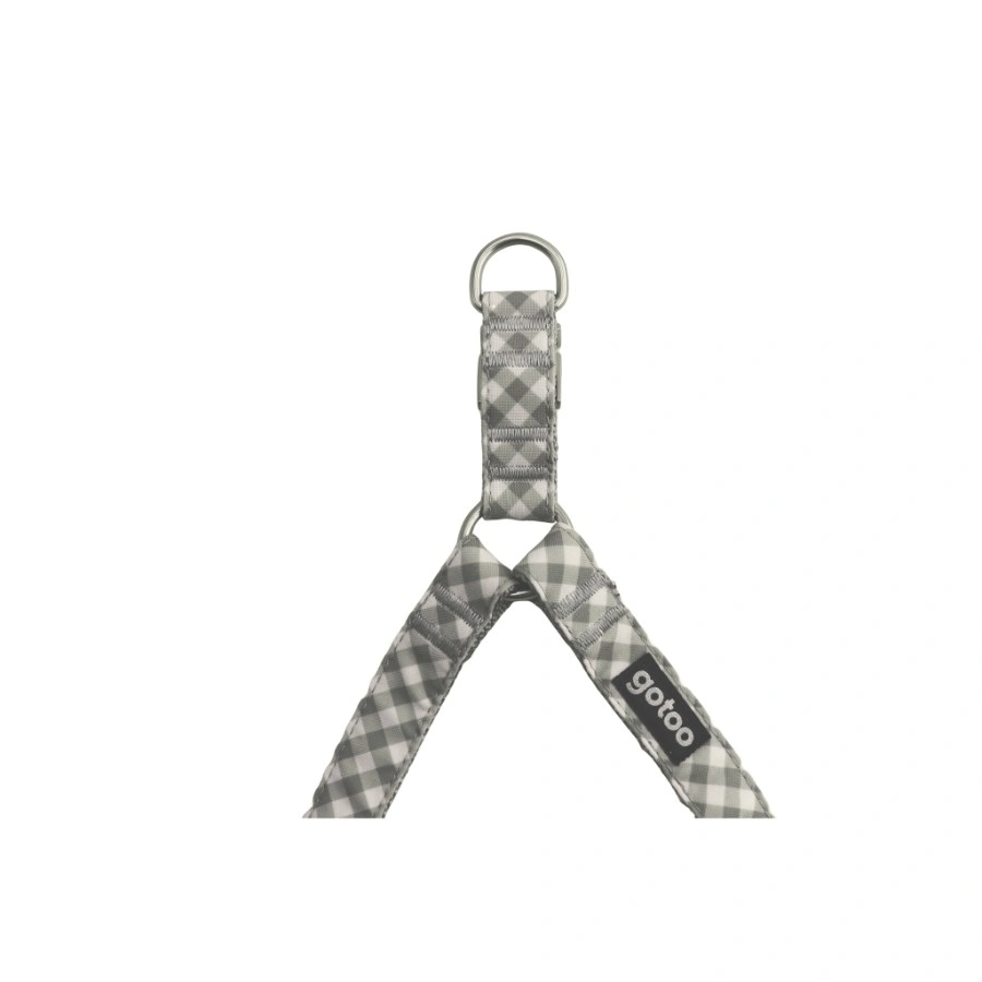 Gotoo! Arnés Trendy Gris Vichy, , large image number null