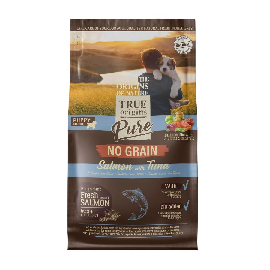 True Origins Pure Dog Puppy Salmon Grain free, , large image number null