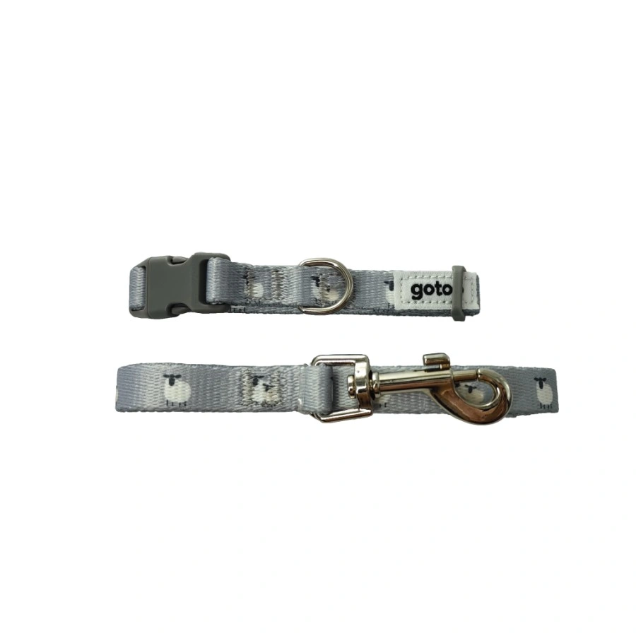 Gotoo! Set Arnés y Correa Para Perros Ovejas Grises 20-30Cm; 102Cm, , large image number null