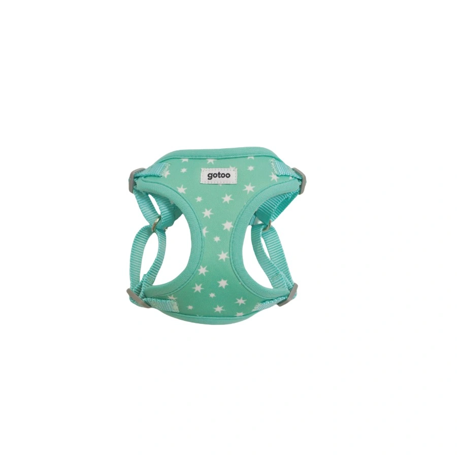 Gotoo! Arnés Para Perros Estrellas Verde Menta, , large image number null