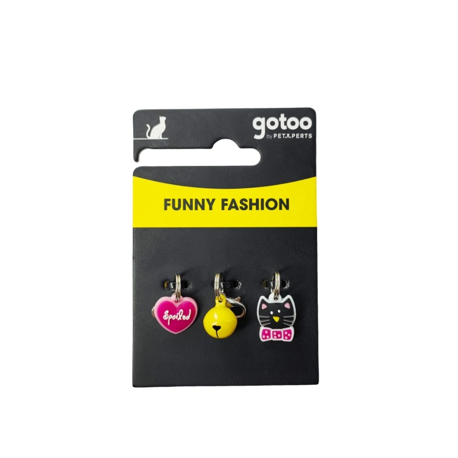 Gotoo! Set de Chapas Rosadas Para Gato, , large image number null
