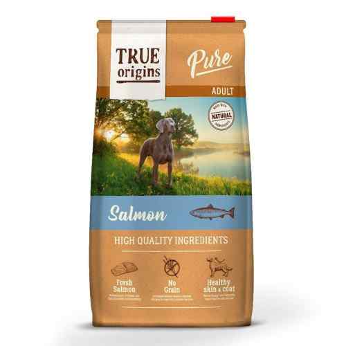 True origins pure dog adult salmon grain free 500 g, , large image number null