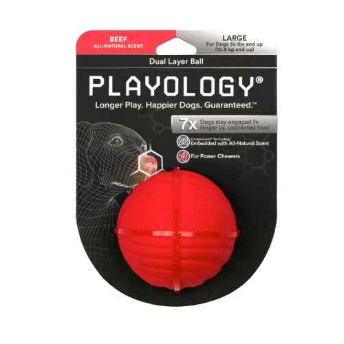 Playology Dual Layer Ball Beef L
