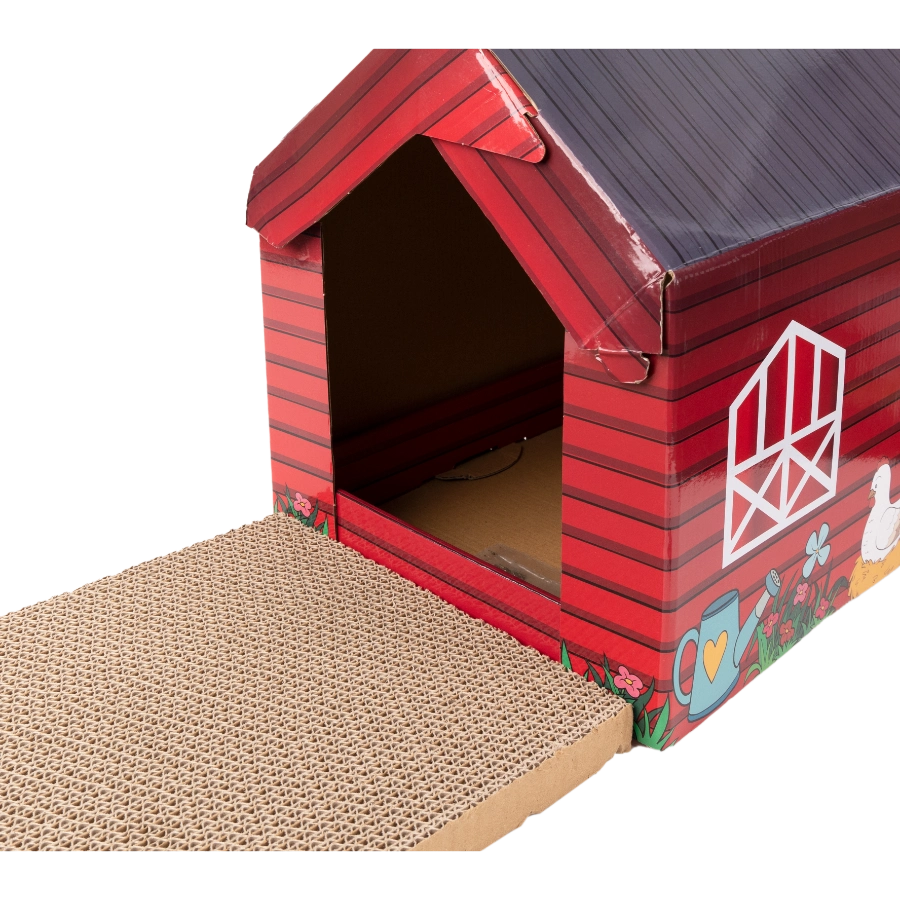 Hattie House Cardboard Scratch & Snooze, , large image number null