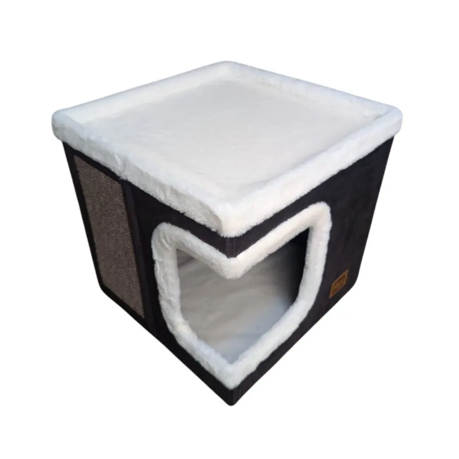 Casa Cubo C&P (40X40X40 cm.) Marrón, , large image number null