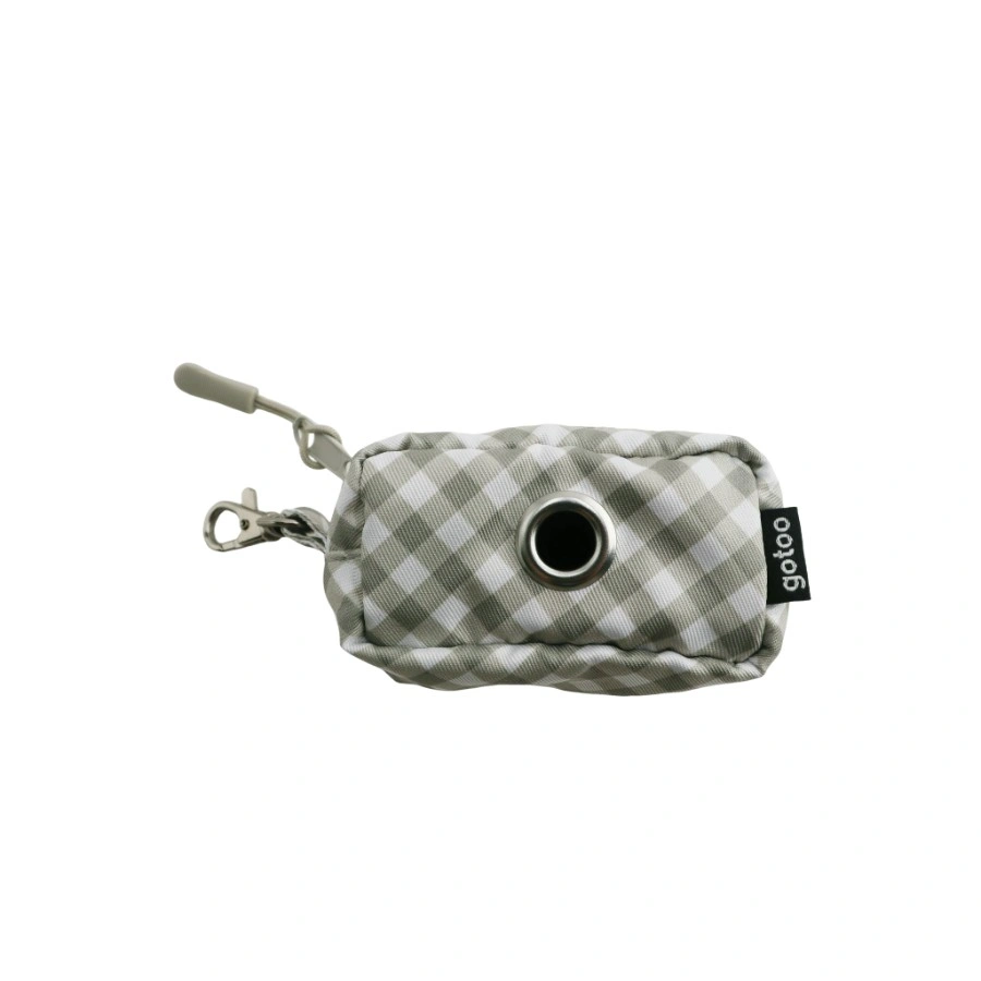 Gotoo! Dispensador De Bolsas Trendy Gris Vichy, , large image number null