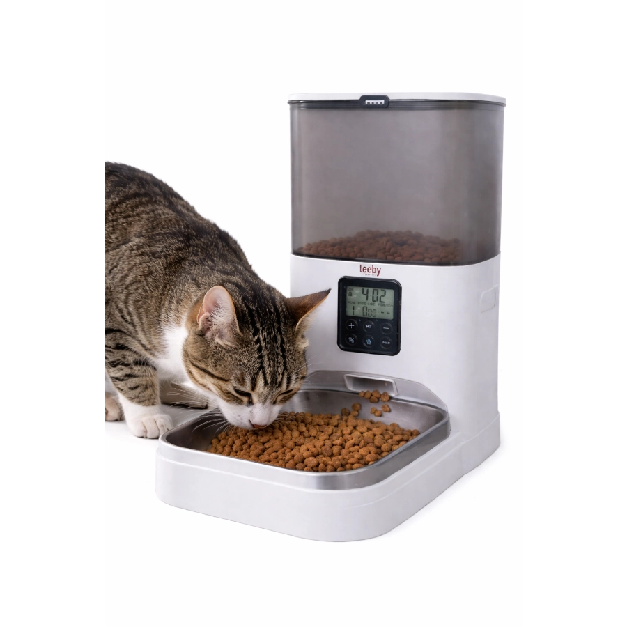 Dispensador Autom&aacute;tico De Comida Leeby 6 L, , large image number null