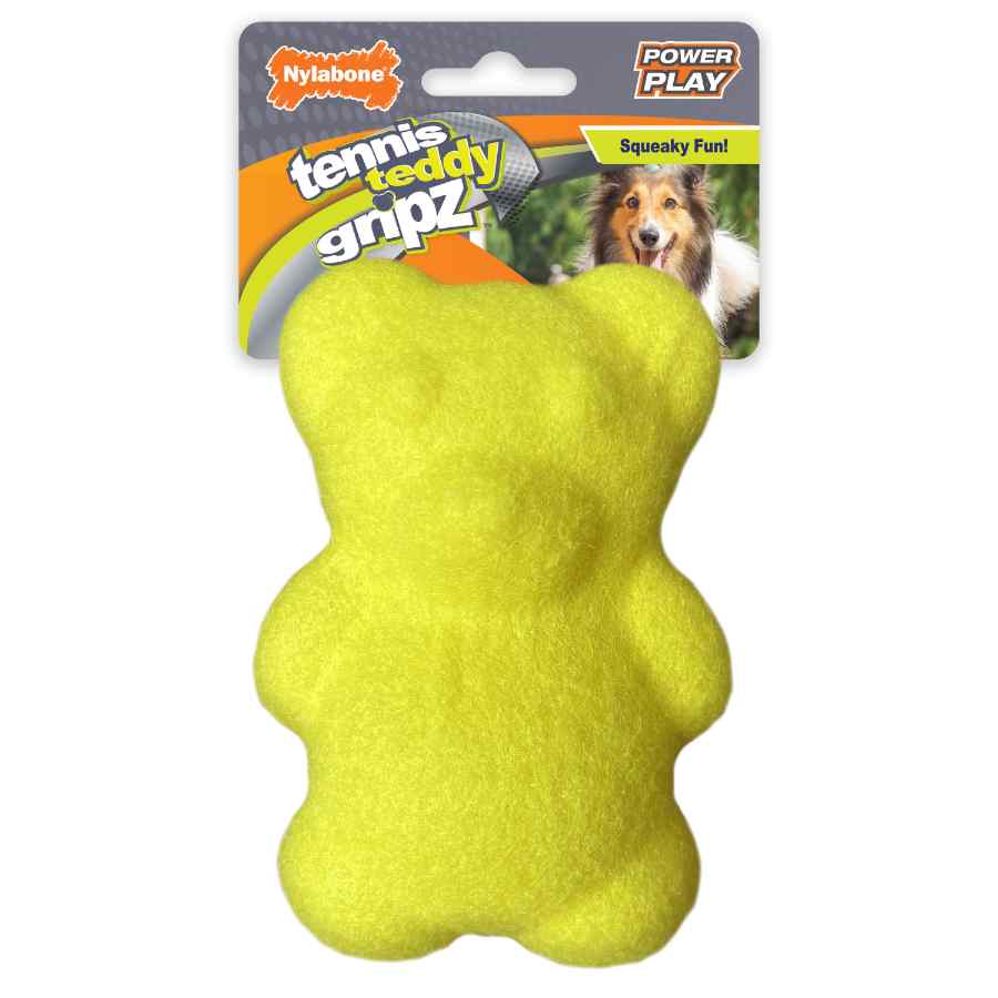 Nylabone Power Play Tennis Oso Teddy, , large image number null