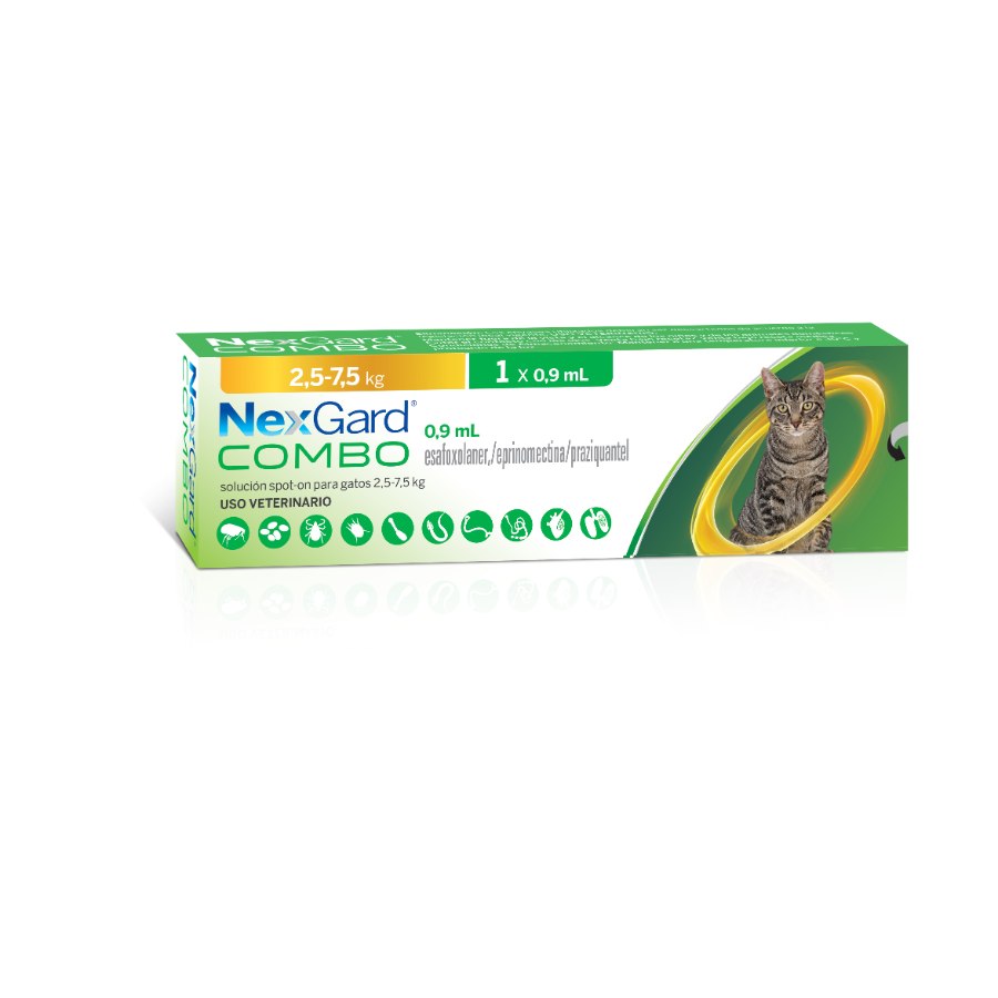 Nexgard Combo Gato L 0.9Ml (2.5-7.5 Kg)