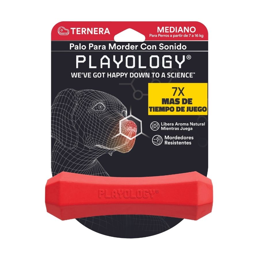 Playology Palo para masticar con aroma a carne