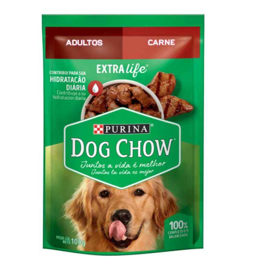 Dog Chow Carne Trozos Jugosos 100 g image number null