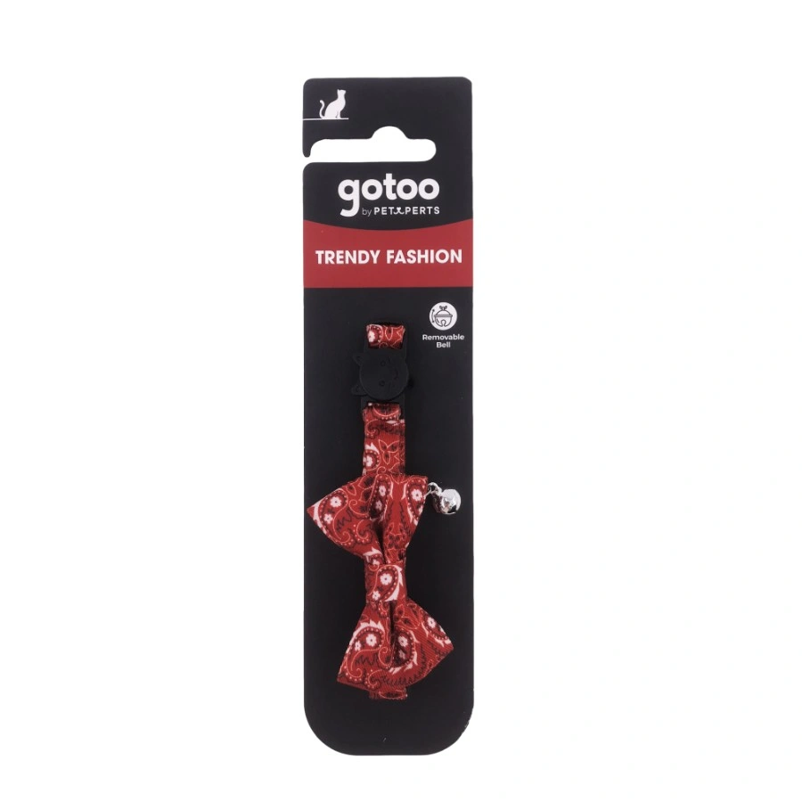 Gotoo! Collar Trendy Rojo Para Gato 1*21-30Cm, , large image number null