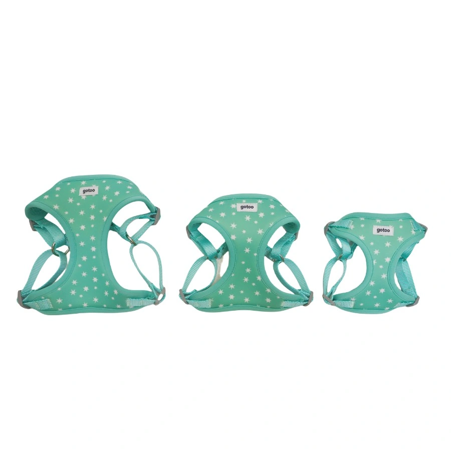 Gotoo! Arnés Para Perros Estrellas Verde Menta, , large image number null