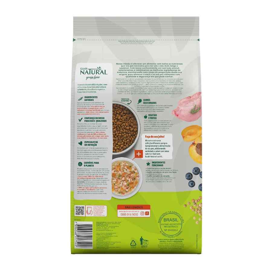 Guabi natural grain free perro adulto porte mini e pequeno sabor frango e lentilha 10,1kg, , large image number null