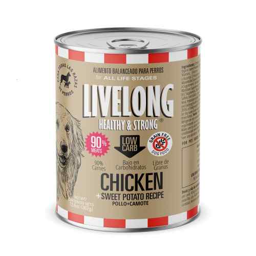 Livelong Dog Pollo + Camote  362 Gr image number null