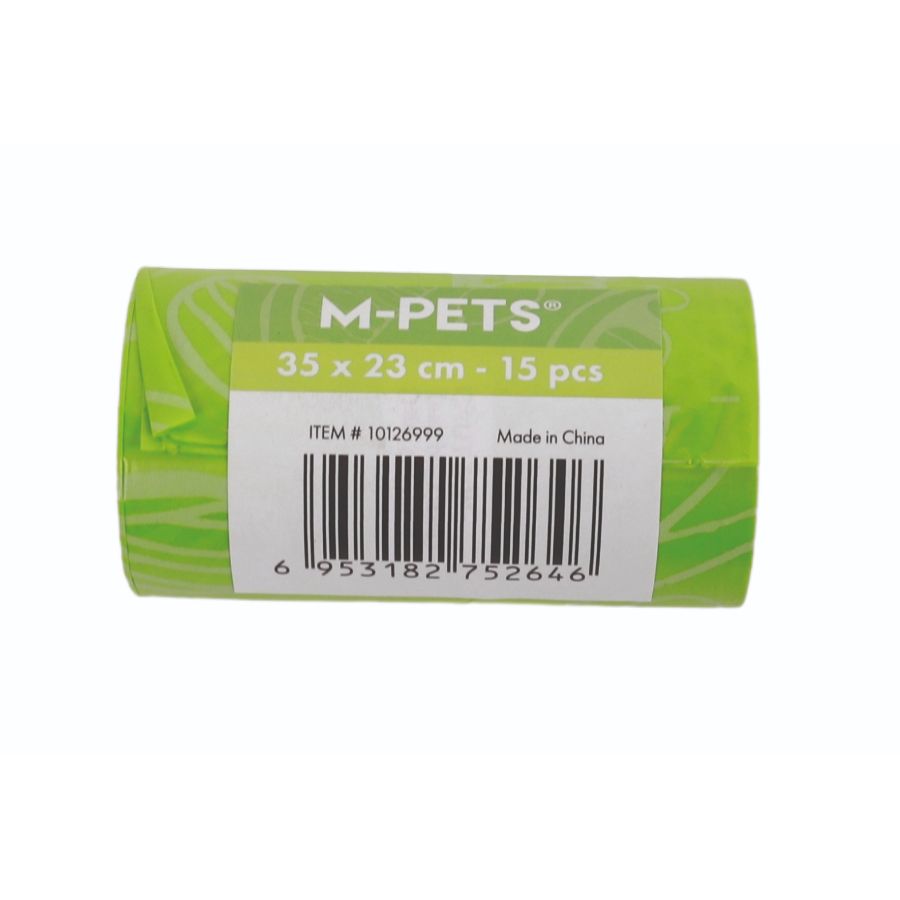 Mpets bolsas recoge fecas limon 1 unid