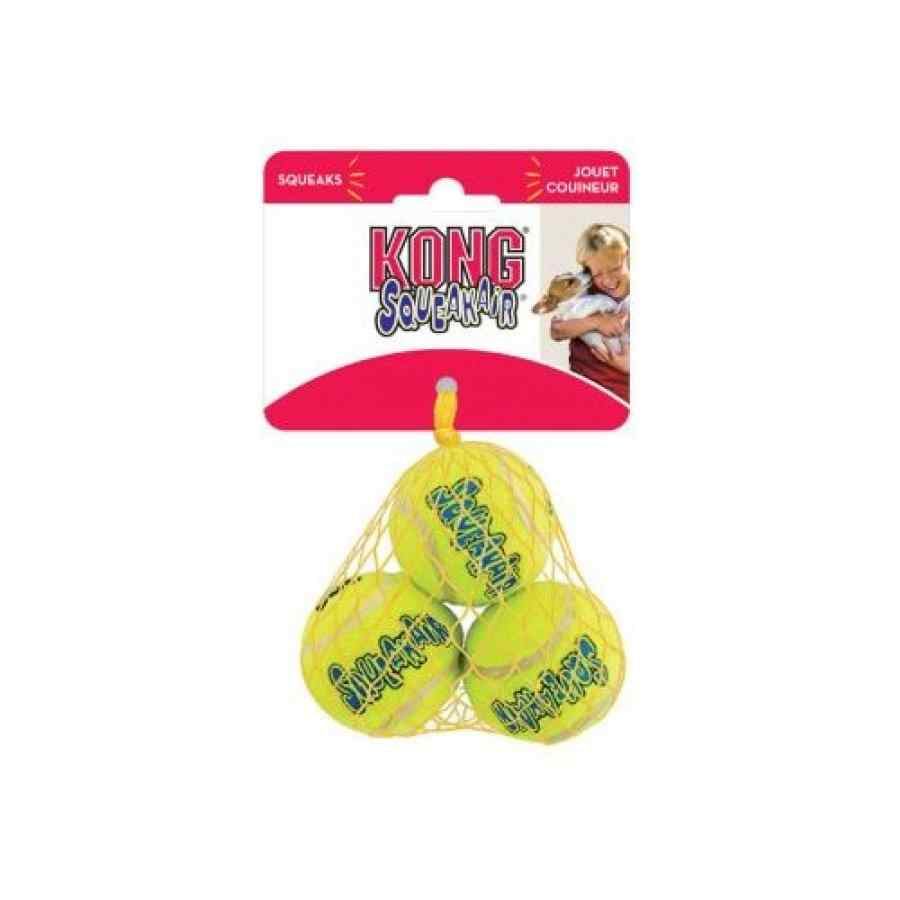 KONG Extra Small Squaker Tennis Balls (pack 3 unid.)