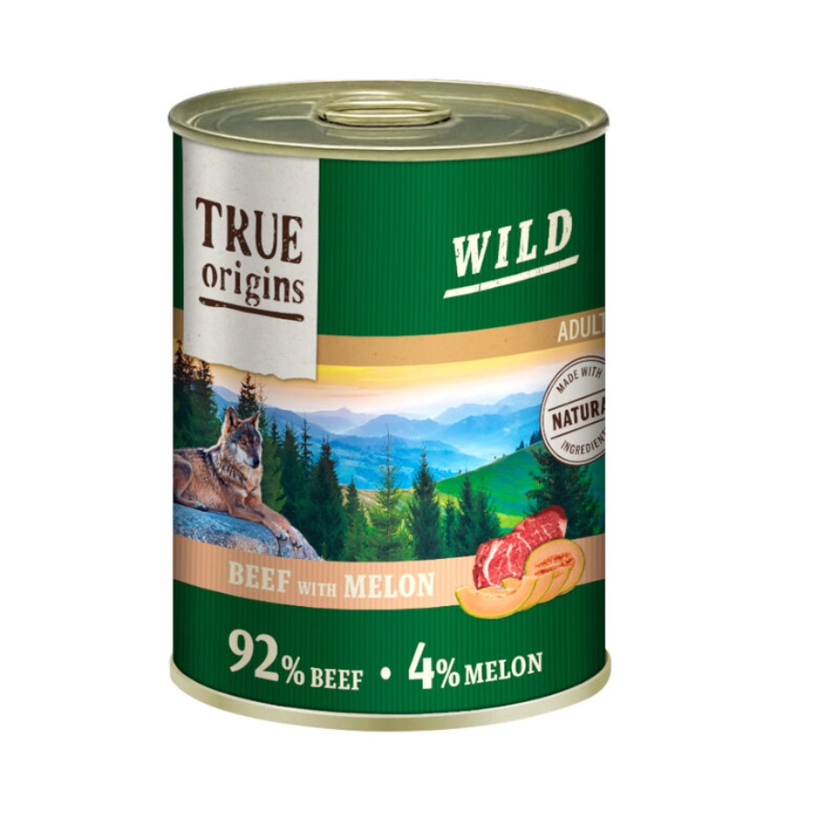 True Origins Wild Adulto Ternera Y Mel&oacute;n Lata 400 Gr, , large image number null