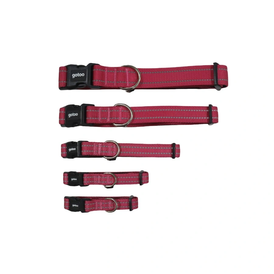 Gotoo! Collar Reflectante Premium Rosado