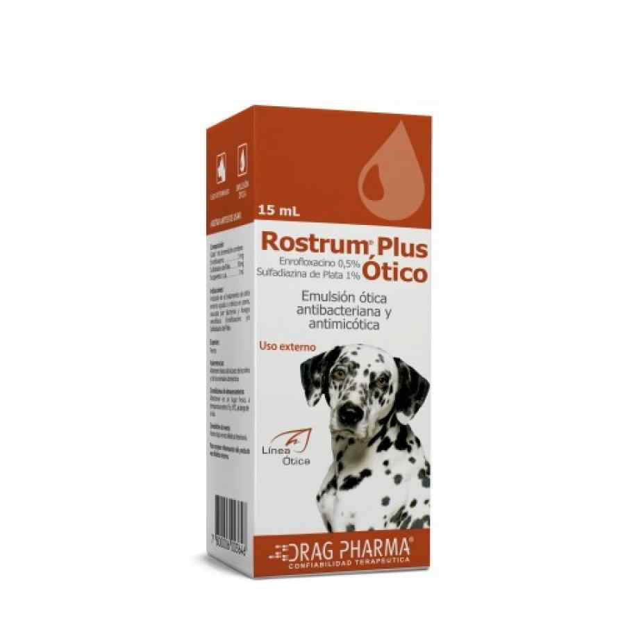 Dragpharma Rostrum Plus Otico (Enrofloxacina Y Sulfadiazina De Plata) X 15 Ml 1113271, , large image number null