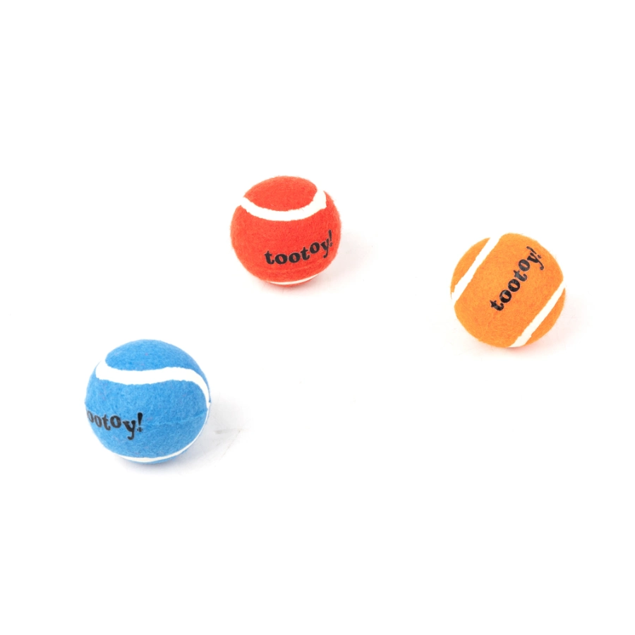 Tootoy! Chase 3 Pack Squeaker Ball Mini Launcher