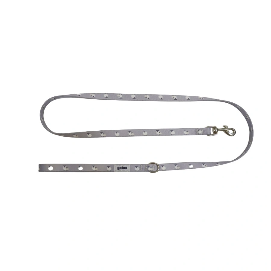 Gotoo! Set Arnés y Correa Para Perros Ovejas Grises 20-30Cm; 102Cm, , large image number null