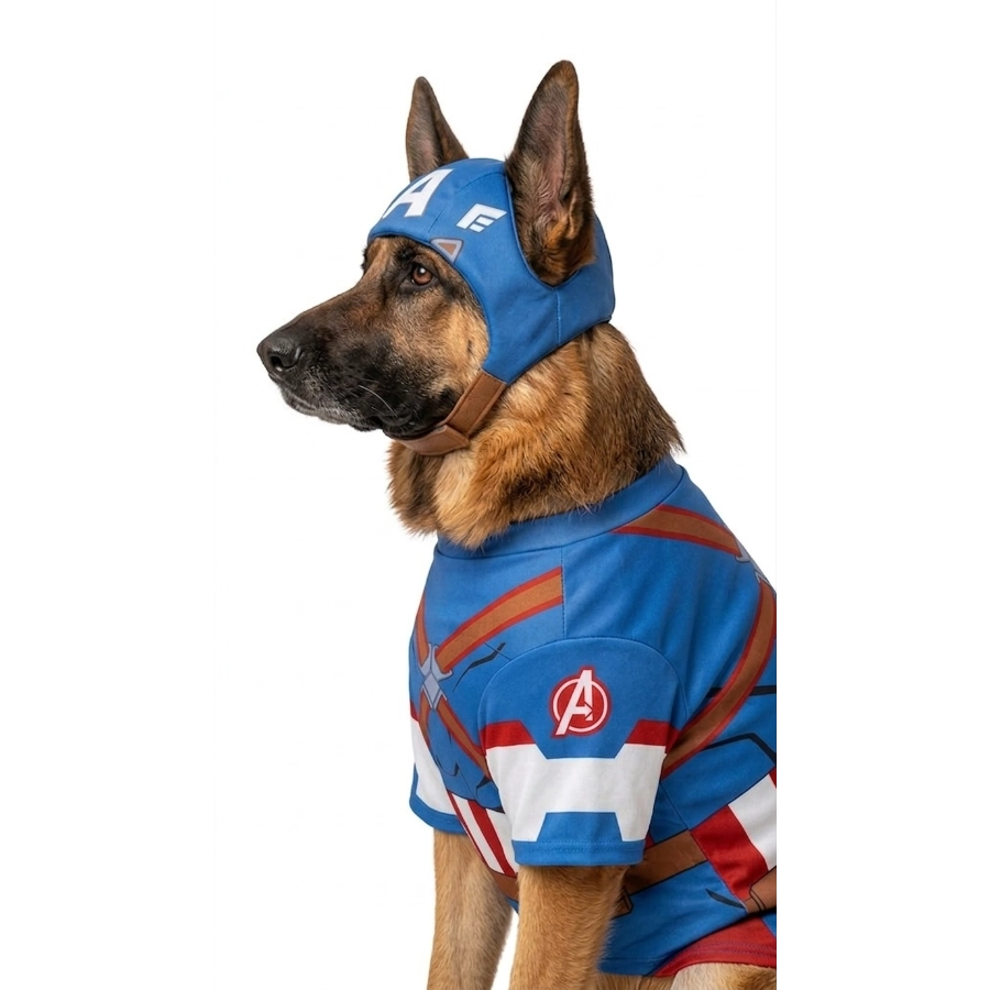 Disfraz Pets Avengers Cap America