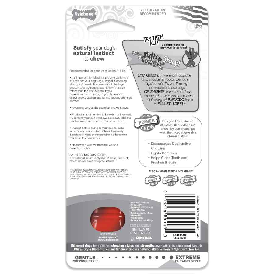 Nylabone Power Chew Huesto Texturizado Sabor Res, , large image number null
