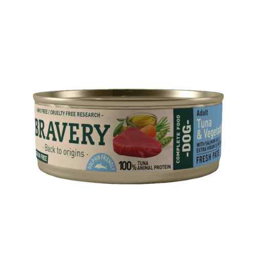 Bravery Tuna And Vegetables Adult Dog Wet Food, , large image number null