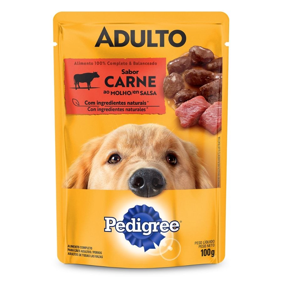 Pedigree Pouch Adulto Carne 100Gr, , large image number null