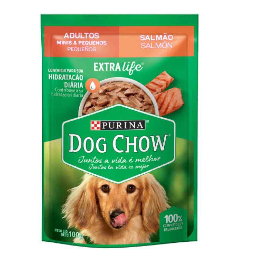 Dog Chow Adultos Minis Y Pequeños Con Salmón 100 Gr image number null