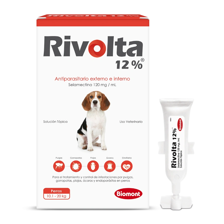 Rivolta 12% X 1.00ml (10.1kg A 20kg) 1 Pipeta